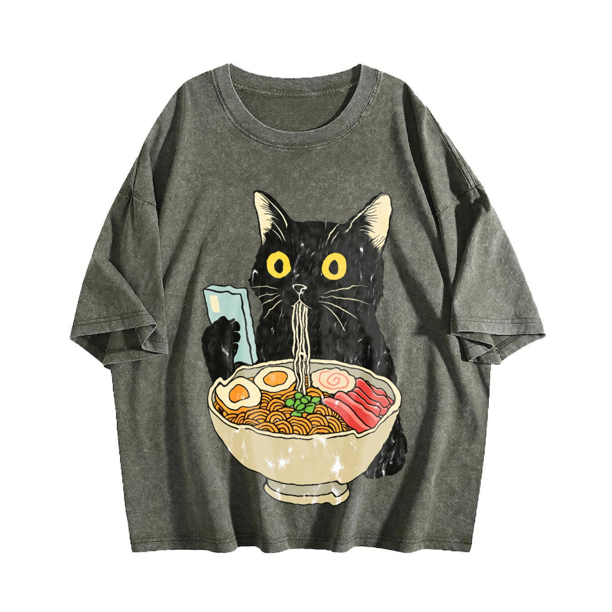 Cat Rahmen Vintage Washed T-Shirt product image 4