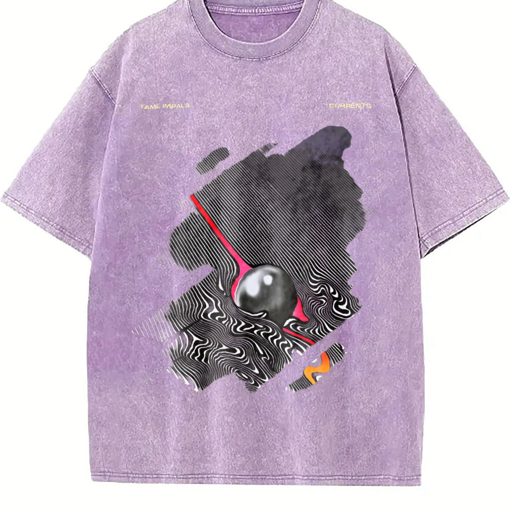 Tame Impala Currents Front Vintage Washed T-Shirt product image 6