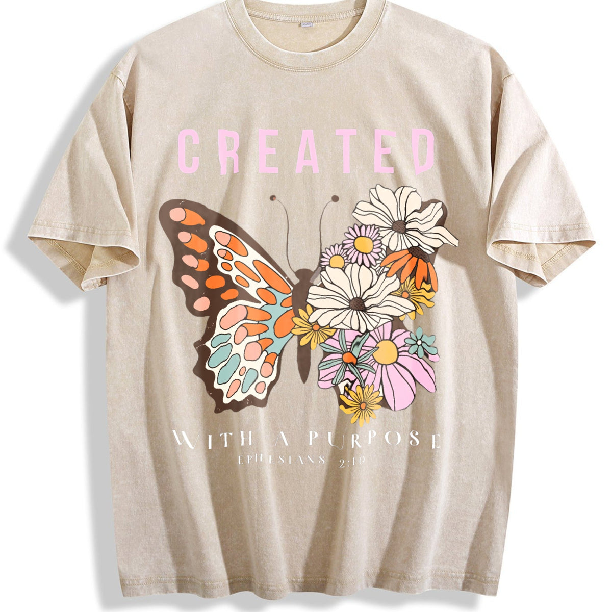 Summer Tops2026women's Vintage Washed T-Shirt product image 1