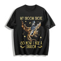 Sister Autumn : Witch Riding A Flying Dragon Letter Cotton product image 1