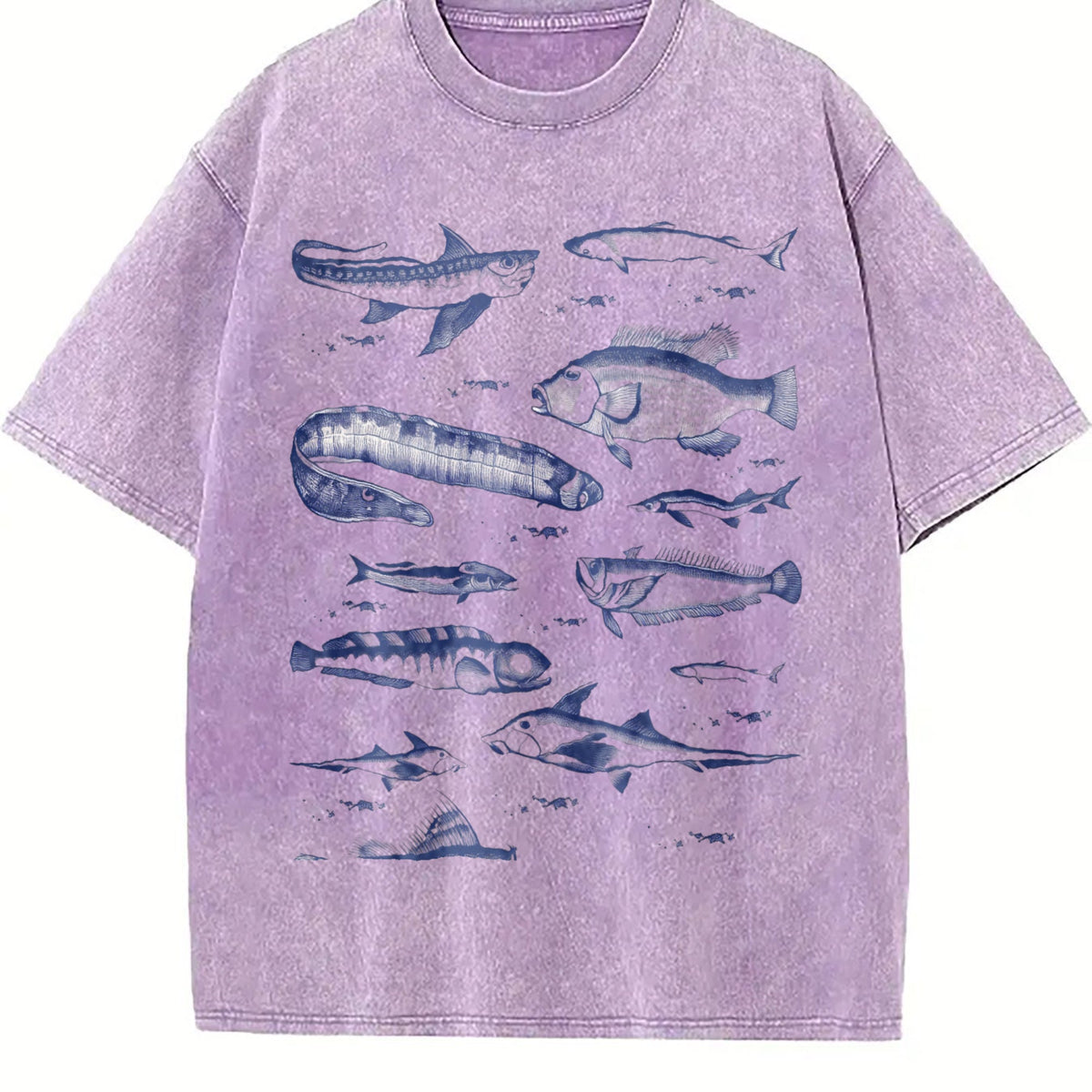 Fish Tattoo Vintage Washed T-Shirt product image 6