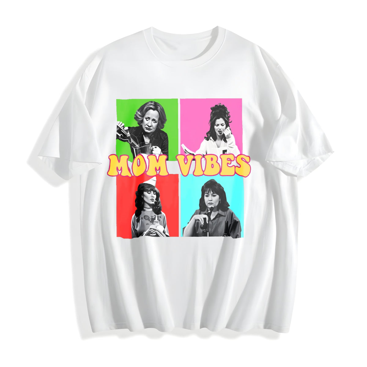 90's Mom Vibes Funny Cotton T-Shirt product image 2
