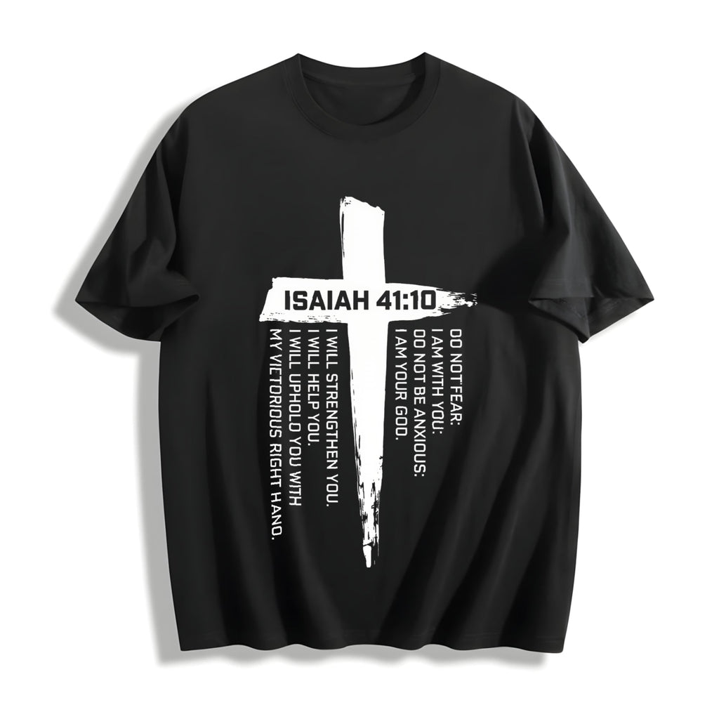Bible Verses & Cross - Anti-wax Technology Cotton T-Shirt product image 1