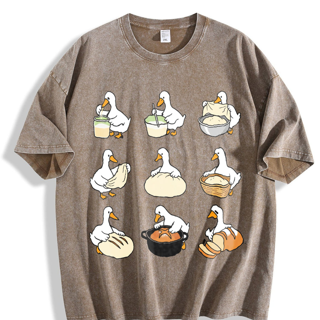 Goose Sourdough Baking Vintage Washed T-Shirt product image 3