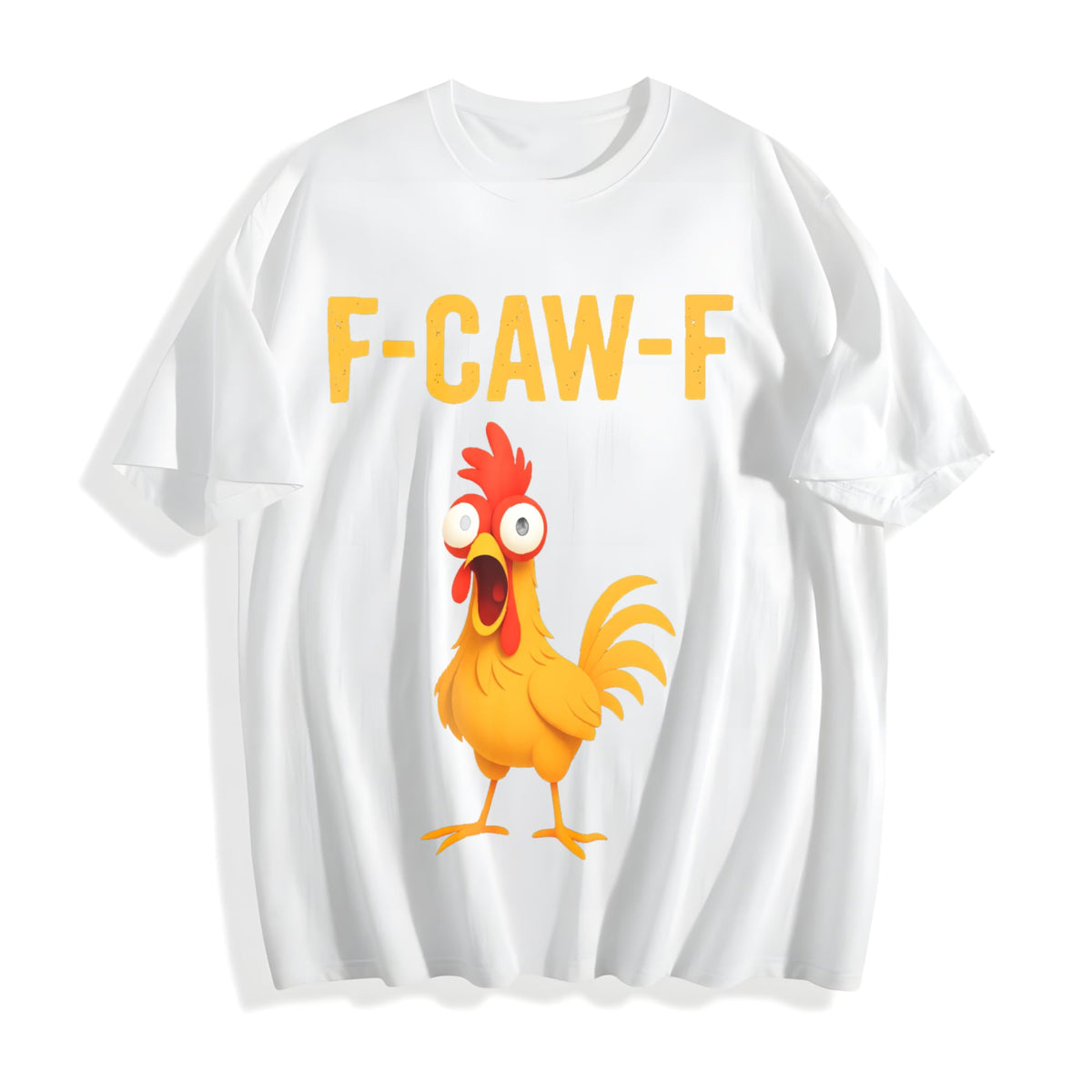 F-caw-f Chicken Funny Cotton T-Shirt product image 2