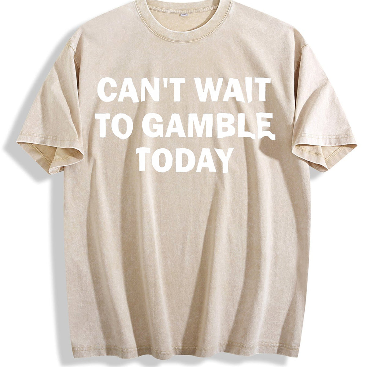 Can't Wait To Gamble Today - Funny Vintage Washed T-Shirt product image 1