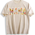 Mama Patchwork Flower Vintage Washed T-Shirt product image 1