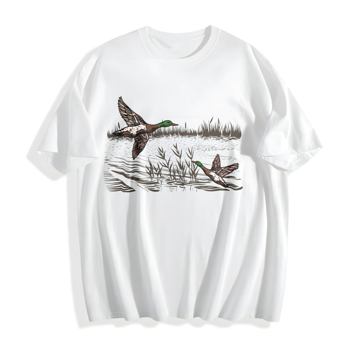 Mallard Ducks Fall 90s Waterfowl Duck Animal Lover Cotton product image 2
