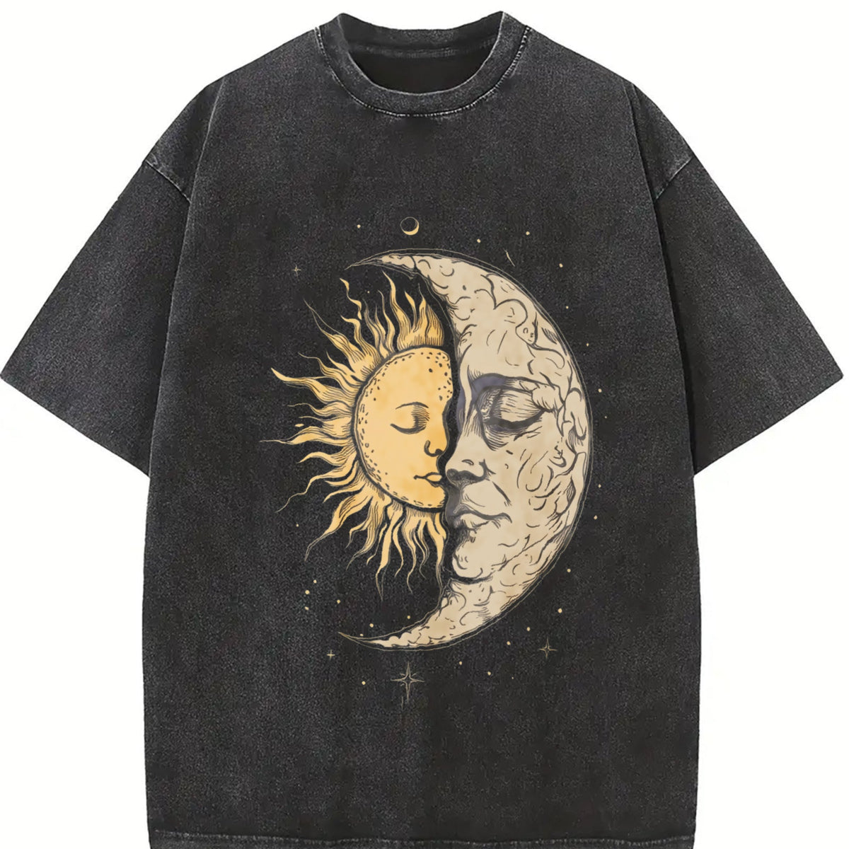 Mystical Sun And Moon Face Yin Yang Hippie Chic Hippy product image 2