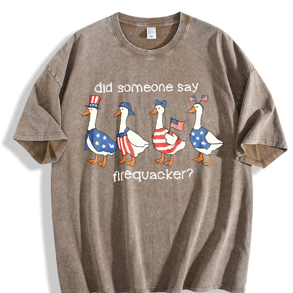 Firequacker Goose Vintage Washed T-Shirt product image 3