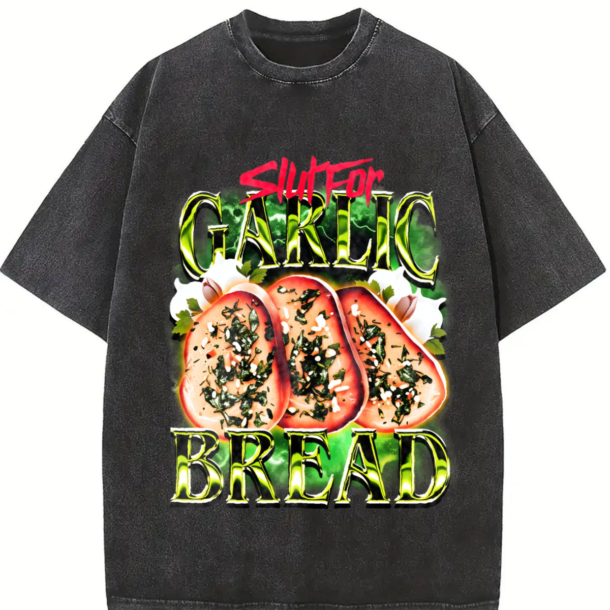 Garlic Bread Vintage Washed T-Shirt product image 2