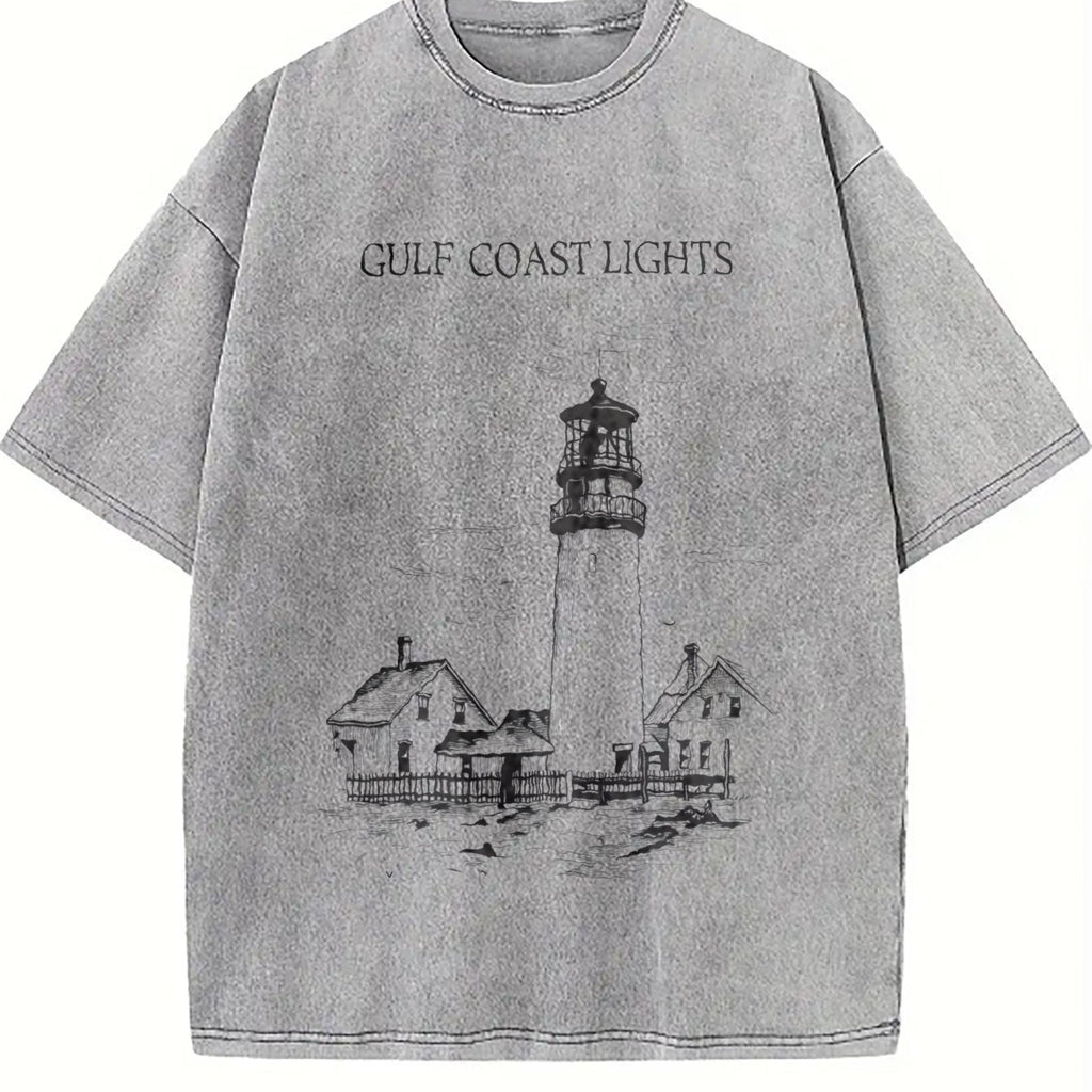 Gulf Coast Lights Vintage Washed T-Shirt product image 5