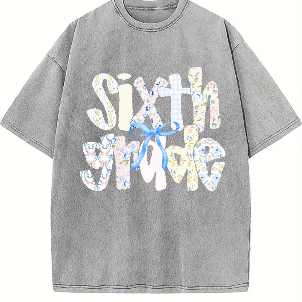 Sixth Grade Teacher Vintage Washed T-Shirt product image 4