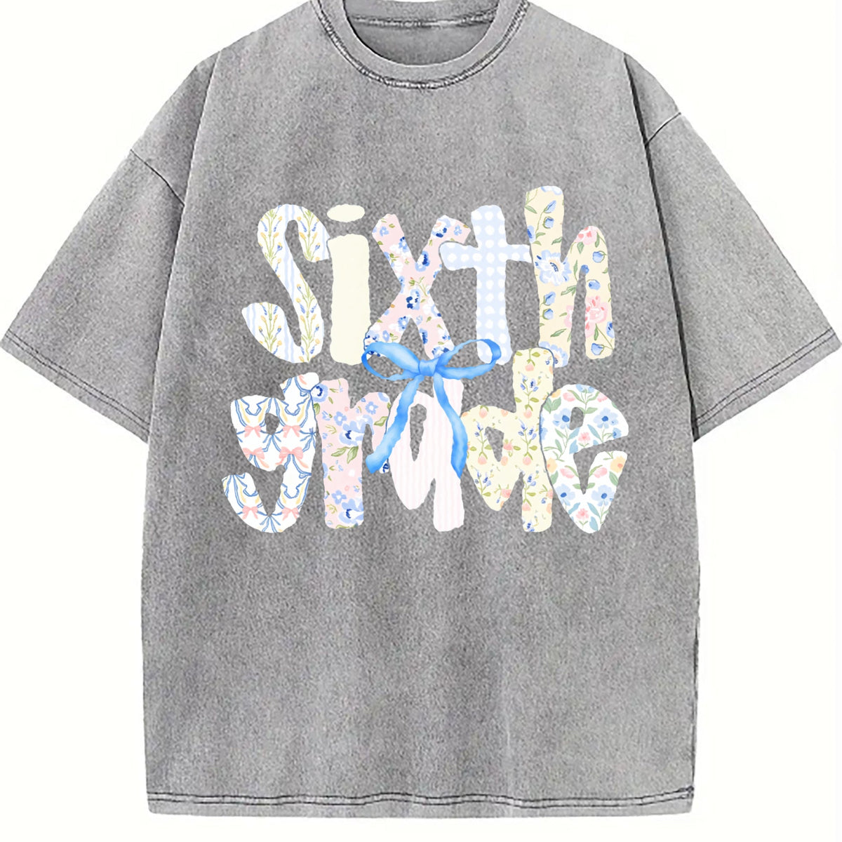 Sixth Grade Teacher Vintage Washed T-Shirt product image 4