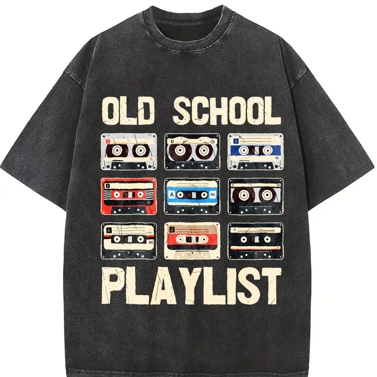 Alphabets Vintage Washed T-Shirt product image 2