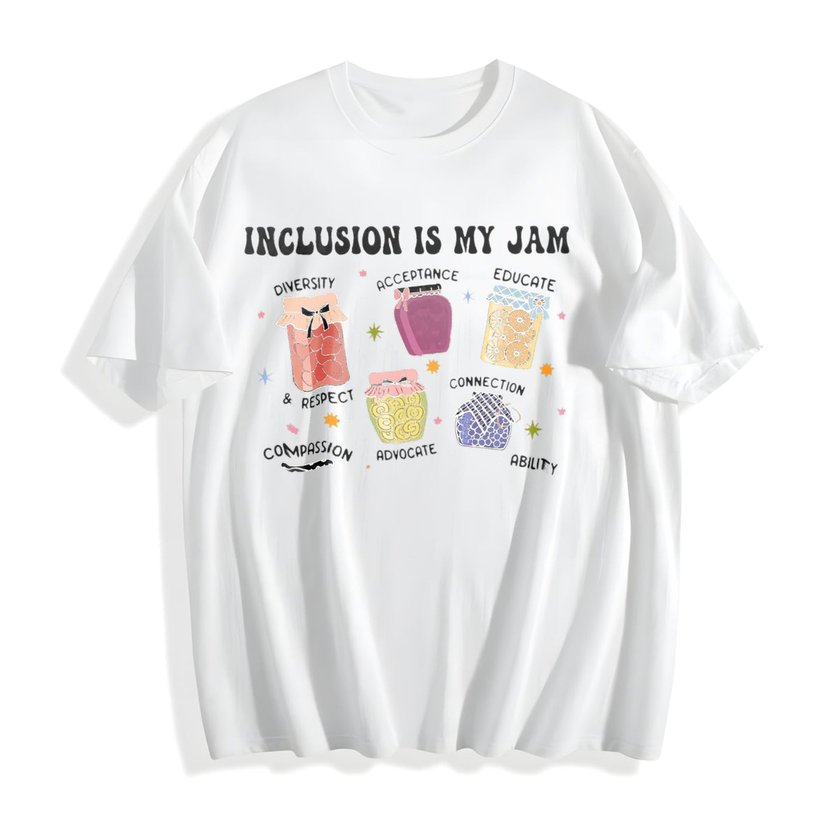 Inclusion Is My Jam Cotton T-Shirt product image 2