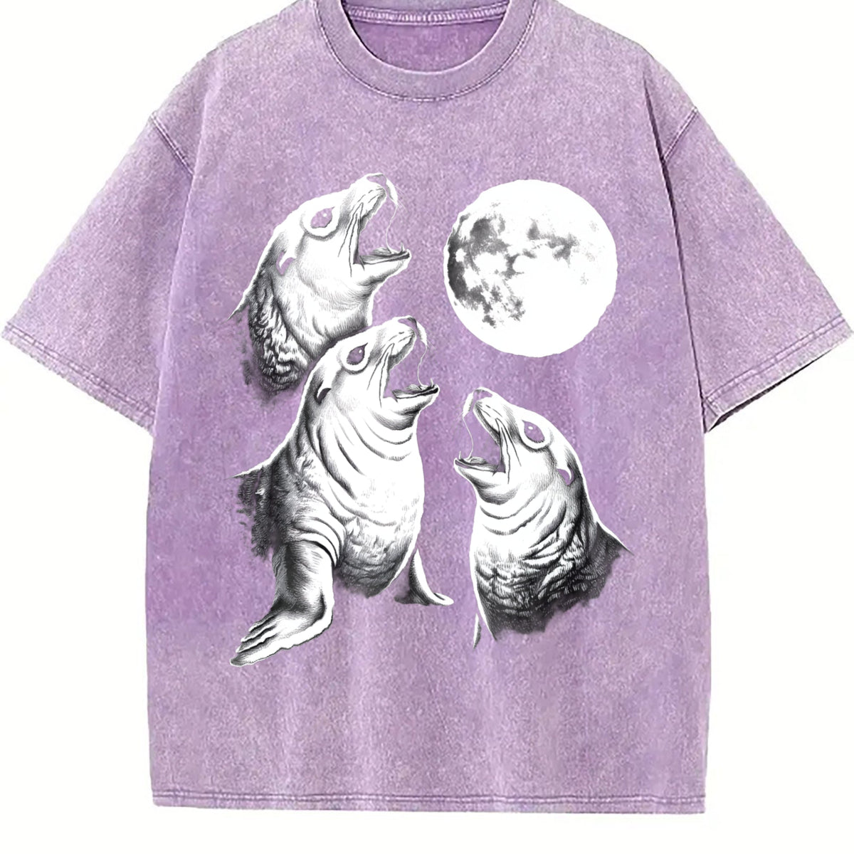 Seal Moon Vintage Washed T-Shirt product image 6