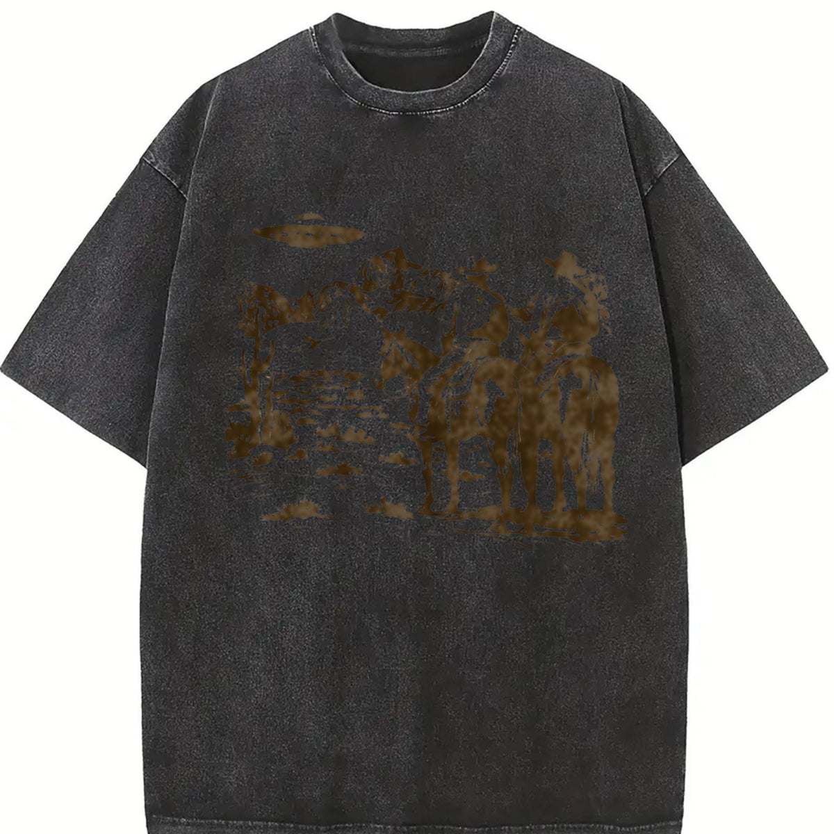 Cowboy UFO 90s Vintage Washed T-Shirt product image 2