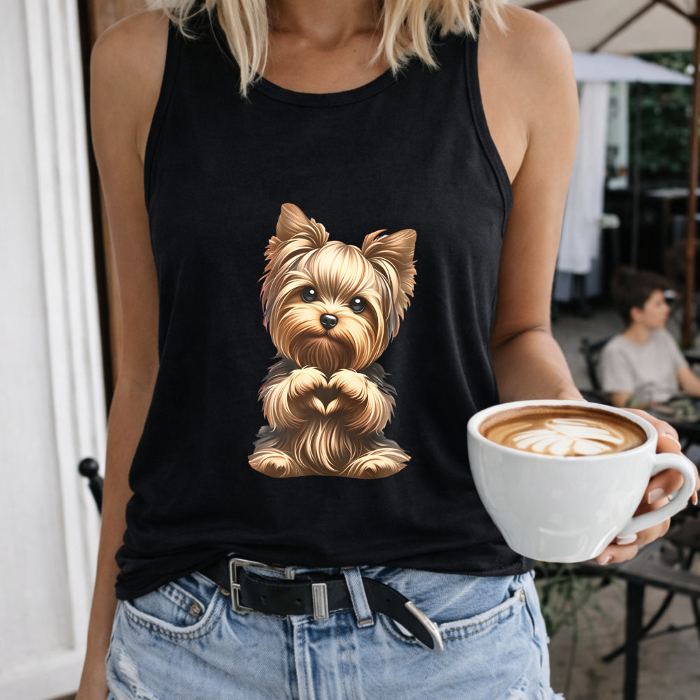 Cute Yorkshire Terrier Women's Tank Top