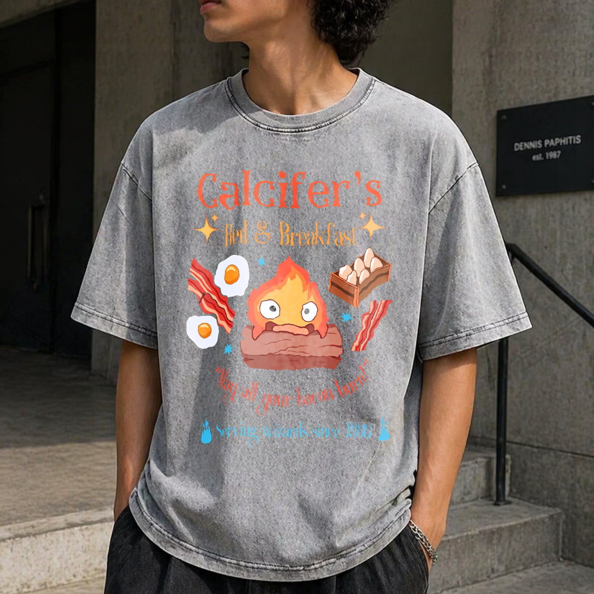 Howl's Moving Castle Inspired Calcifer's Bed Vintage Washed product image 5