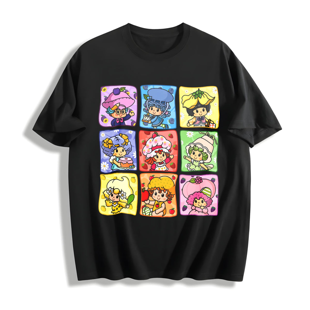Cartoon Friends Nostalgia Cotton T-Shirt product image 1