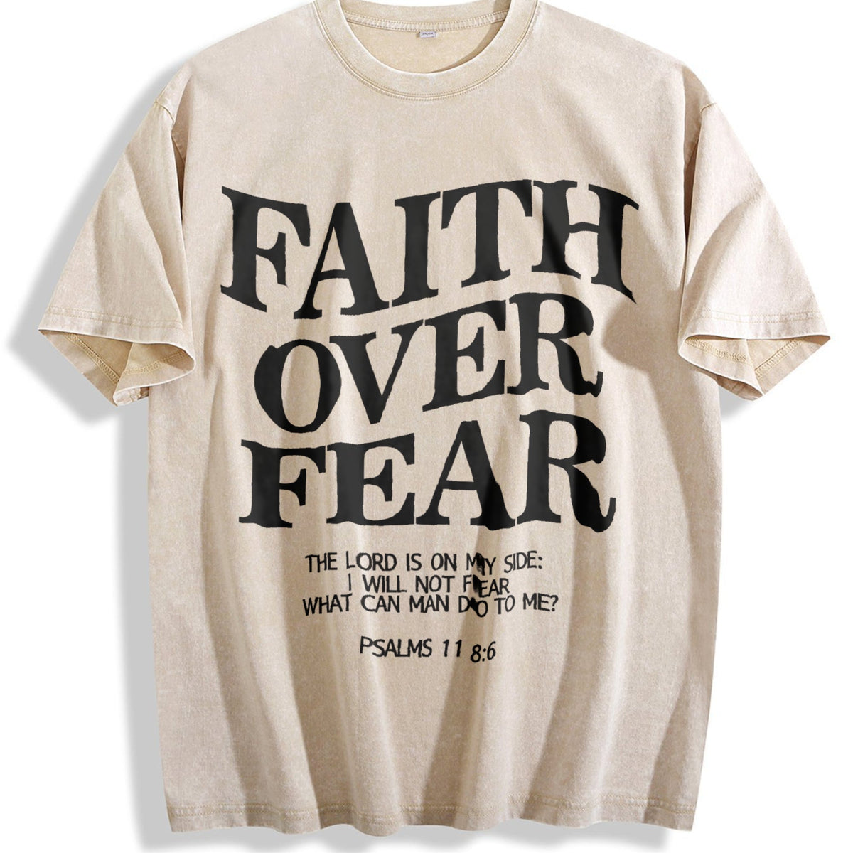 Faith Over Fear Inspirational Bible Verse Psalm 27:1 product image 1