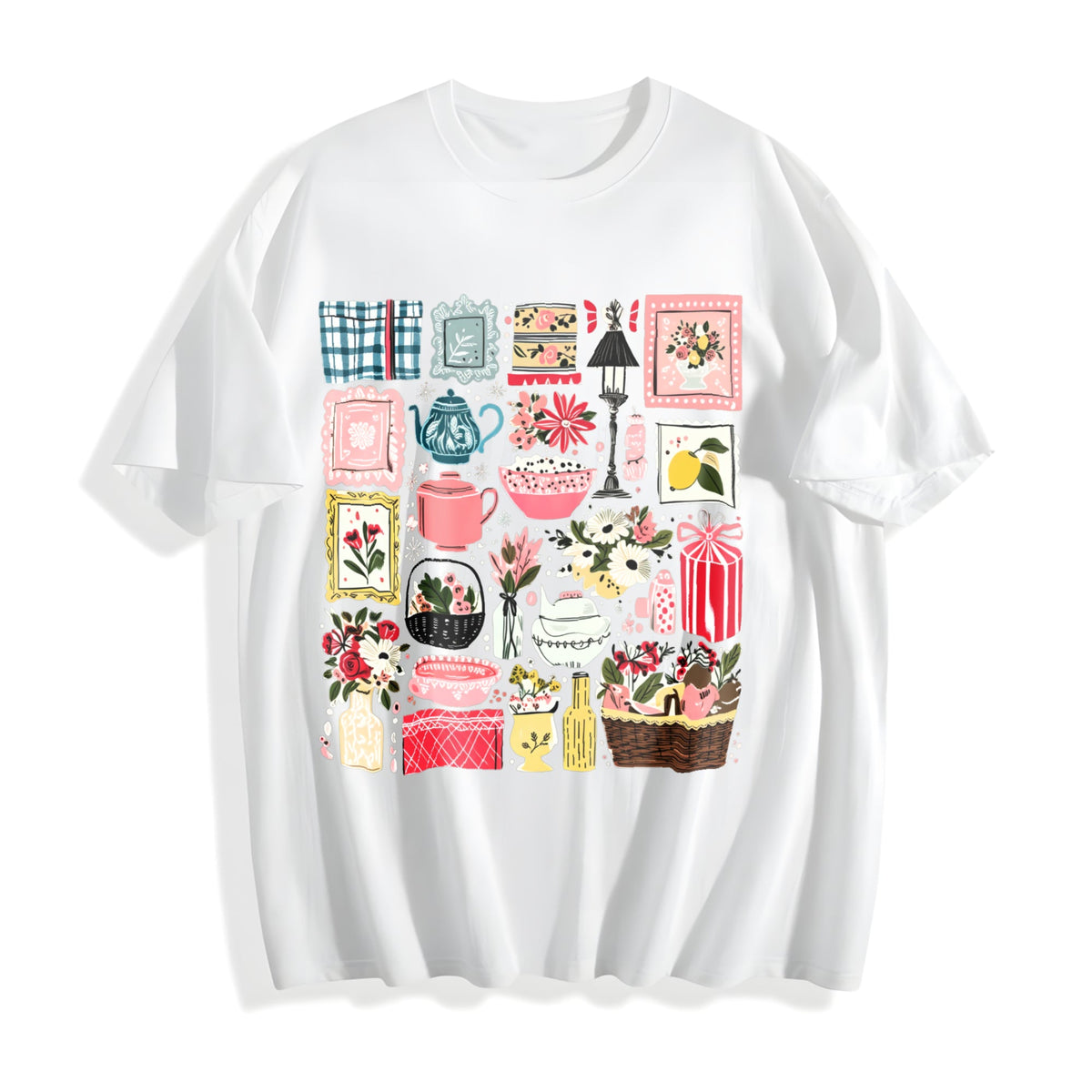 Born To Thrift Cottagecore Cotton T-Shirt product image 2