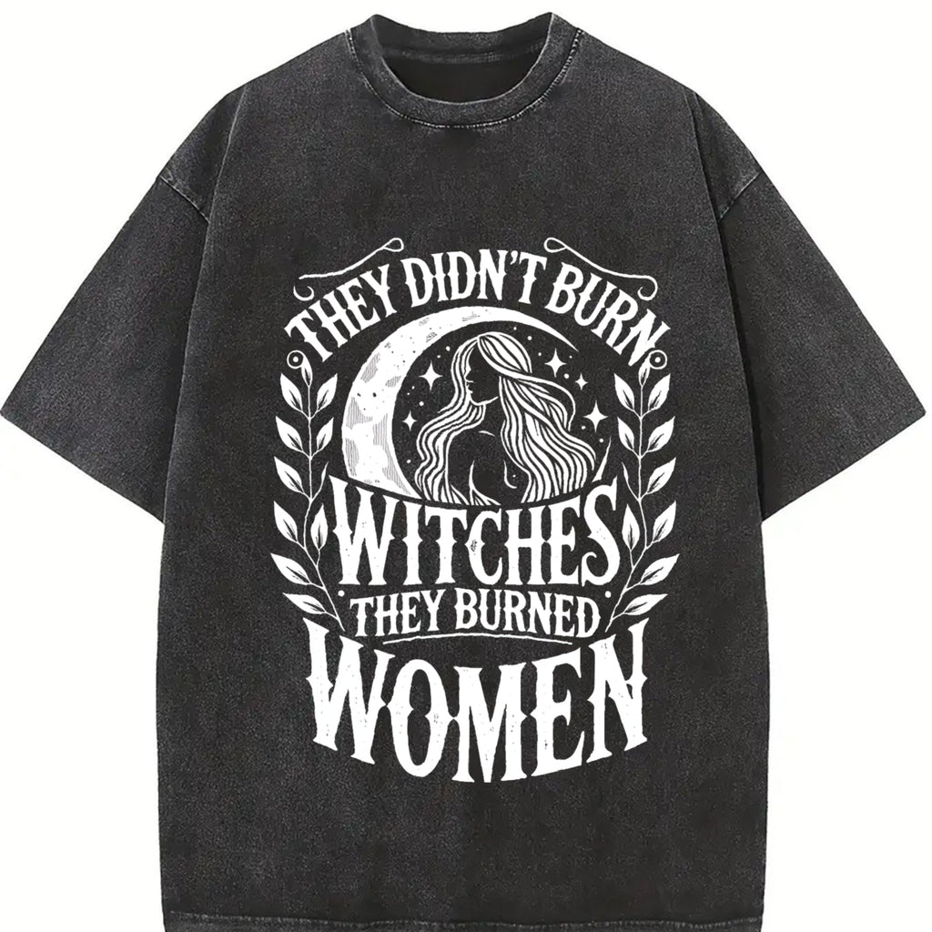 They Didn't Burn Witches Vintage Washed T-Shirt product image 2