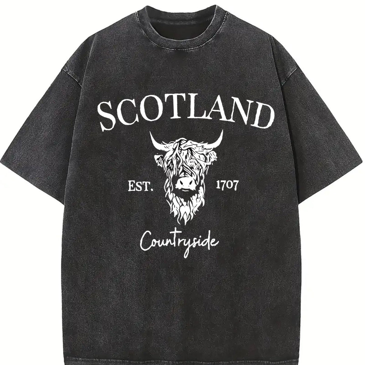 Scotland Buffalo Vintage Washed T-Shirt product image 2