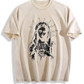 Catholic Icon - Guadalupe And Sacred Heart Vintage Washed product image 1