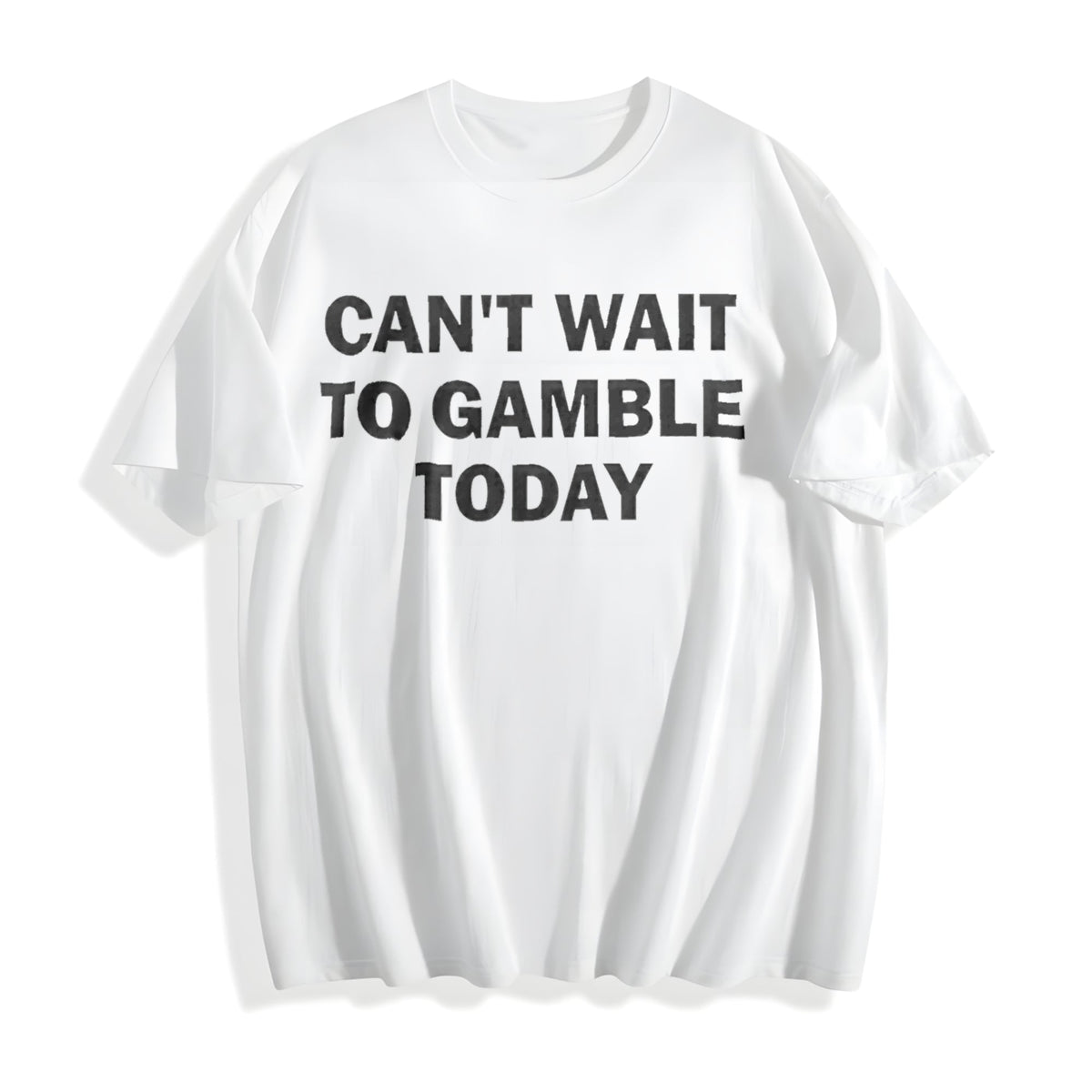 Can't Wait To Gamble Today - Funny Cotton T-Shirt product image 2
