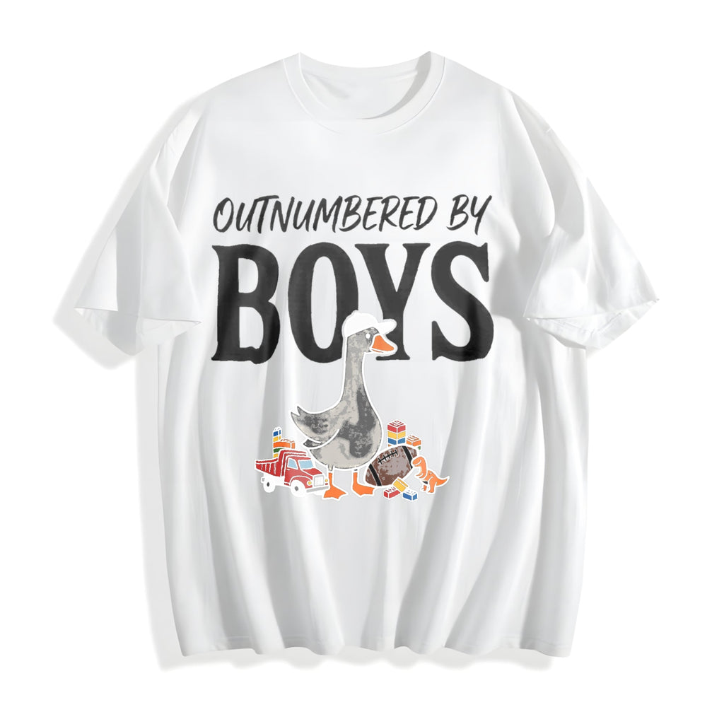 Silly Goose Boy Mom Cotton T-Shirt product image 2