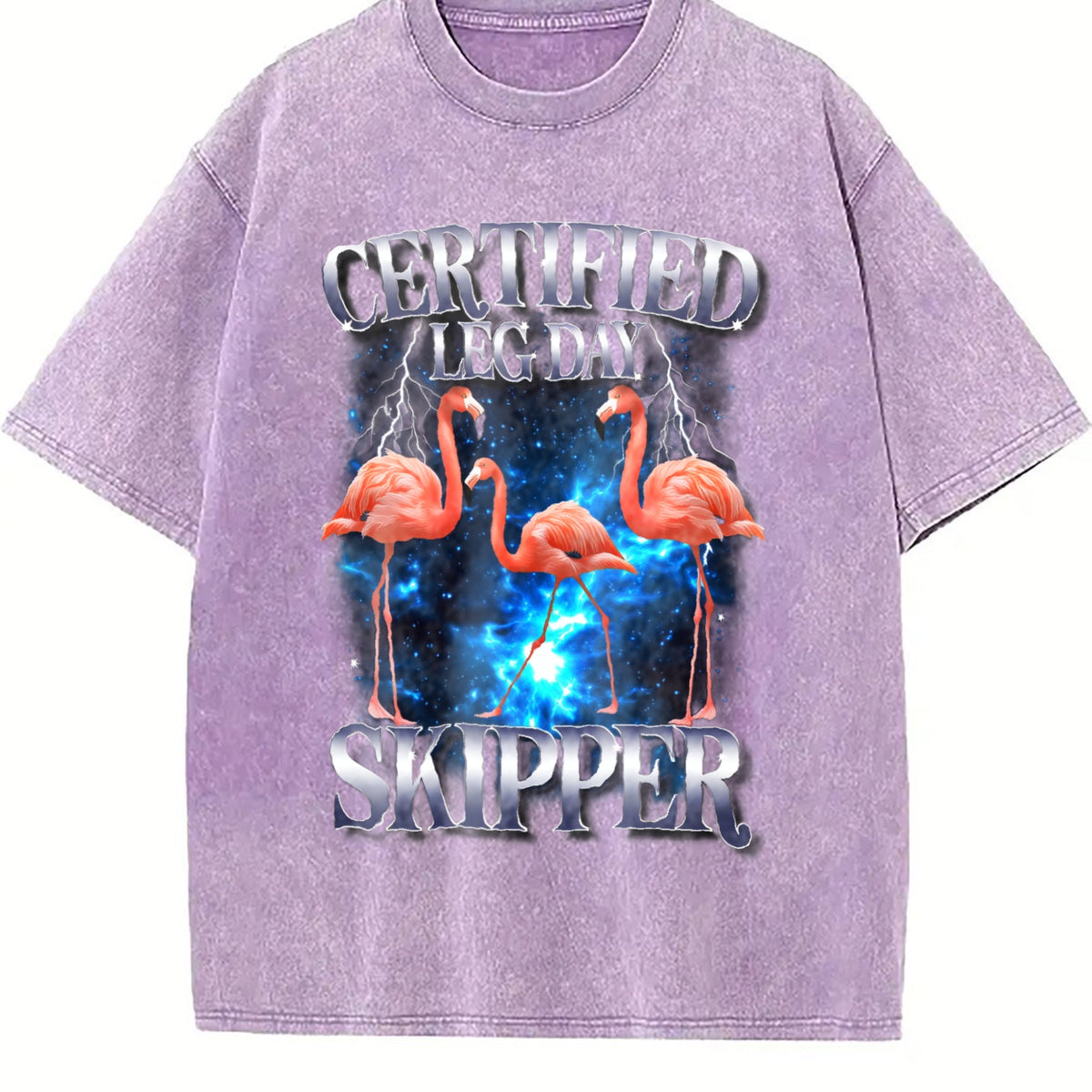 Certified Leg Day Skipper Funny 90s Vintage Washed T-Shirt product image 6
