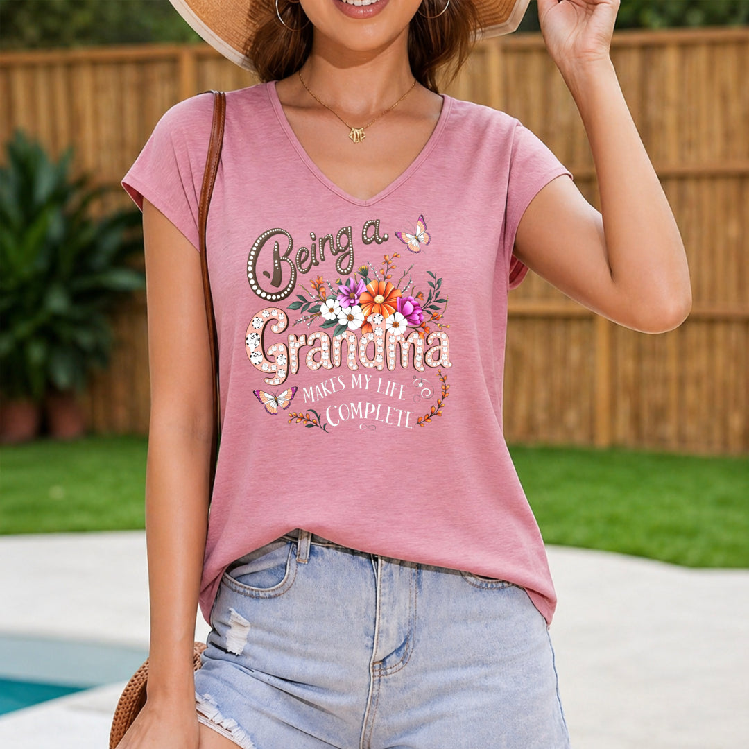 Fun Letter Women's V-Neck Tank Top