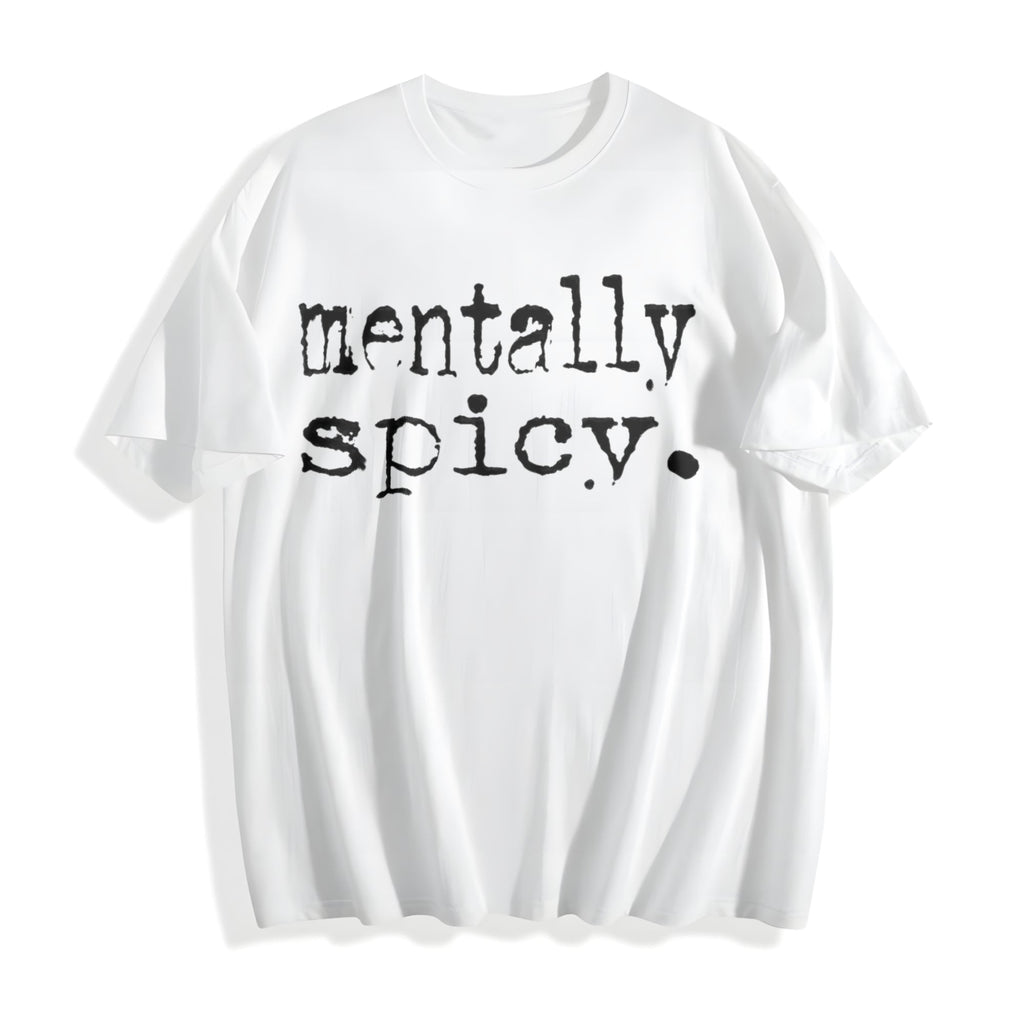 Mentally Spicy Summer Cotton T-Shirt product image 2