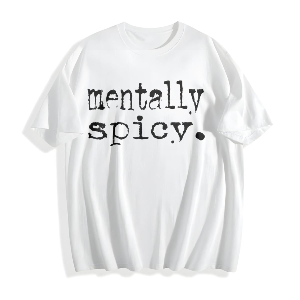 Mentally Spicy Summer Cotton T-Shirt product image 2
