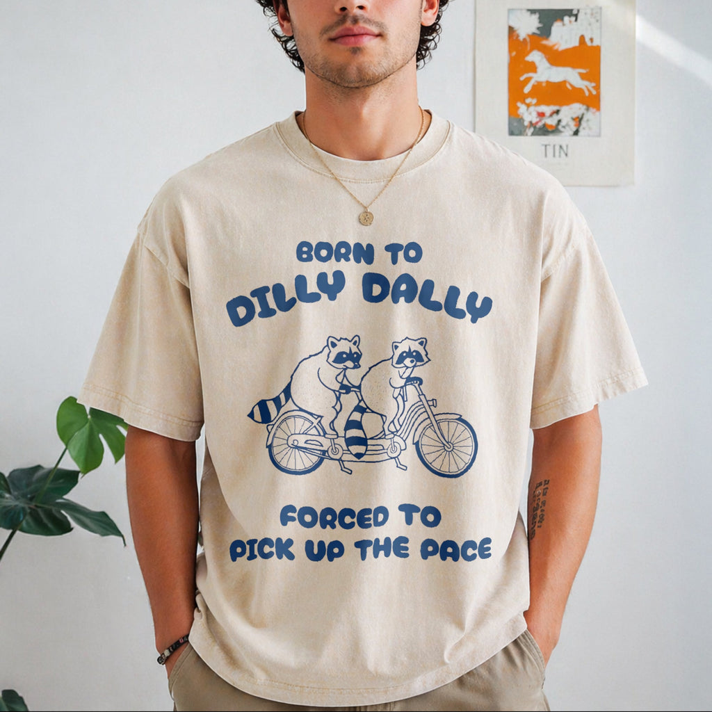 Born To Dilly Dally Vintage Washed T-Shirt product image 1
