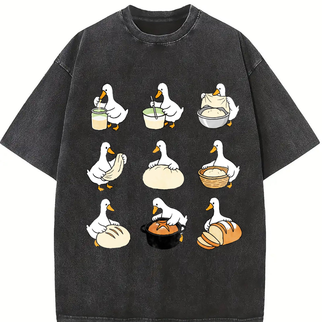 Goose Sourdough Baking Vintage Washed T-Shirt product image 2