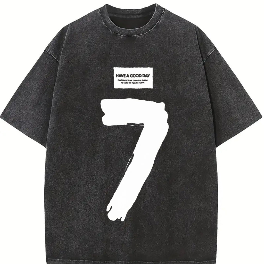 Have a Good Day Number 7 Vintage Washed T-Shirt product image 2
