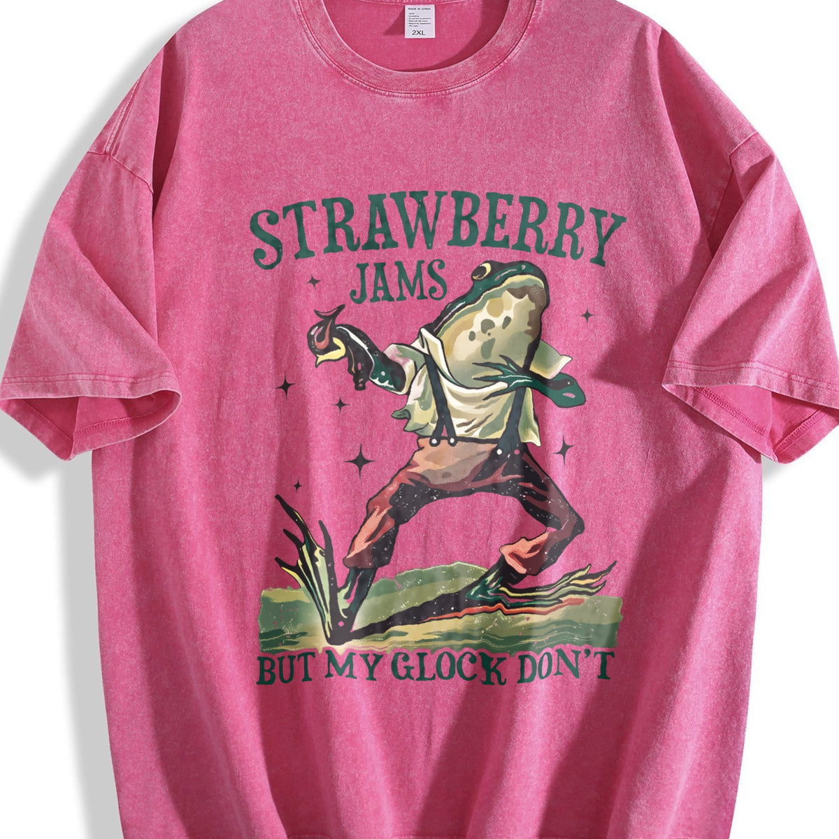 Strawberry Jams But My Don't Vintage Washed T-Shirt product image 5