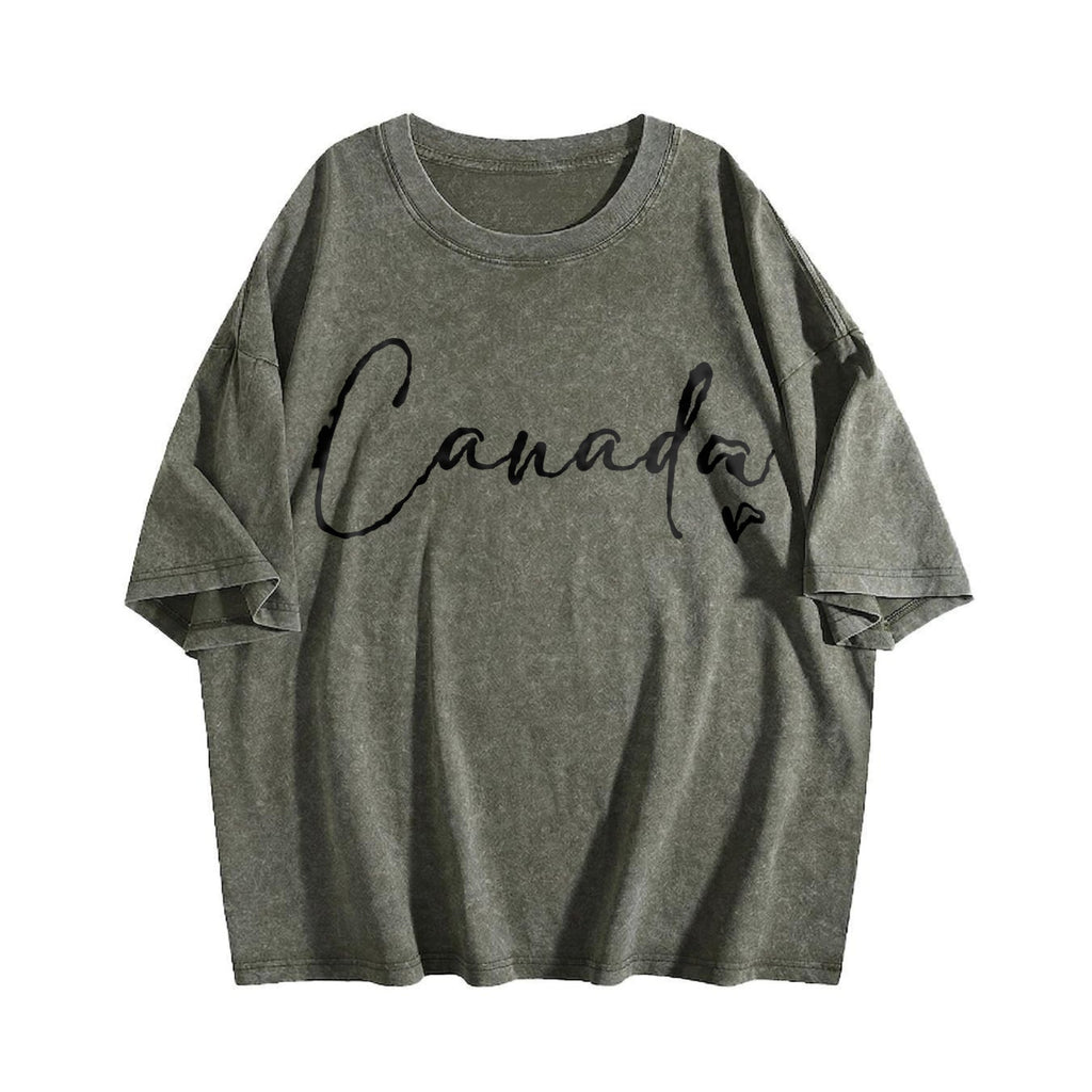 Letter Canada Summer Vintage Washed T-Shirt product image 4