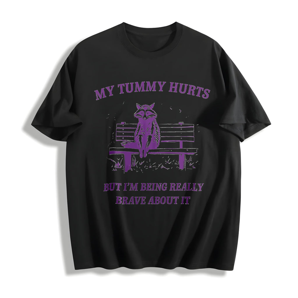 My Tummy Hurts Cotton T-Shirt product image 1