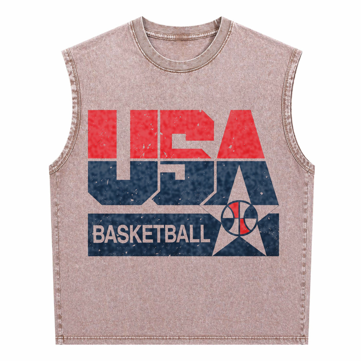 Summer USA Basketball Men's Washed Tank Top