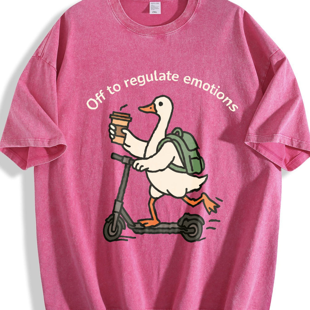Off To Regulate Emotions Vintage Washed T-Shirt product image 5