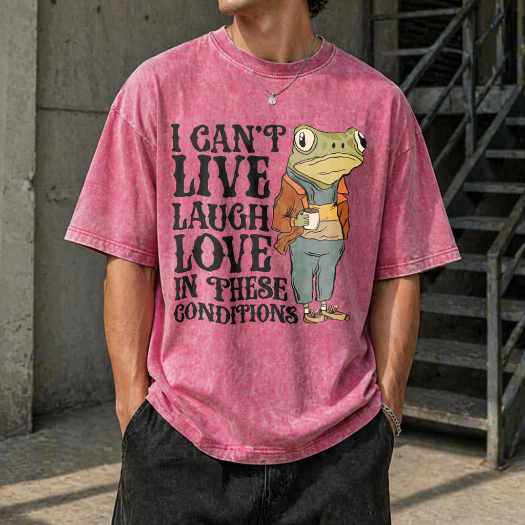 Live Laugh Love Under These Conditions Vintage Washed product image 7