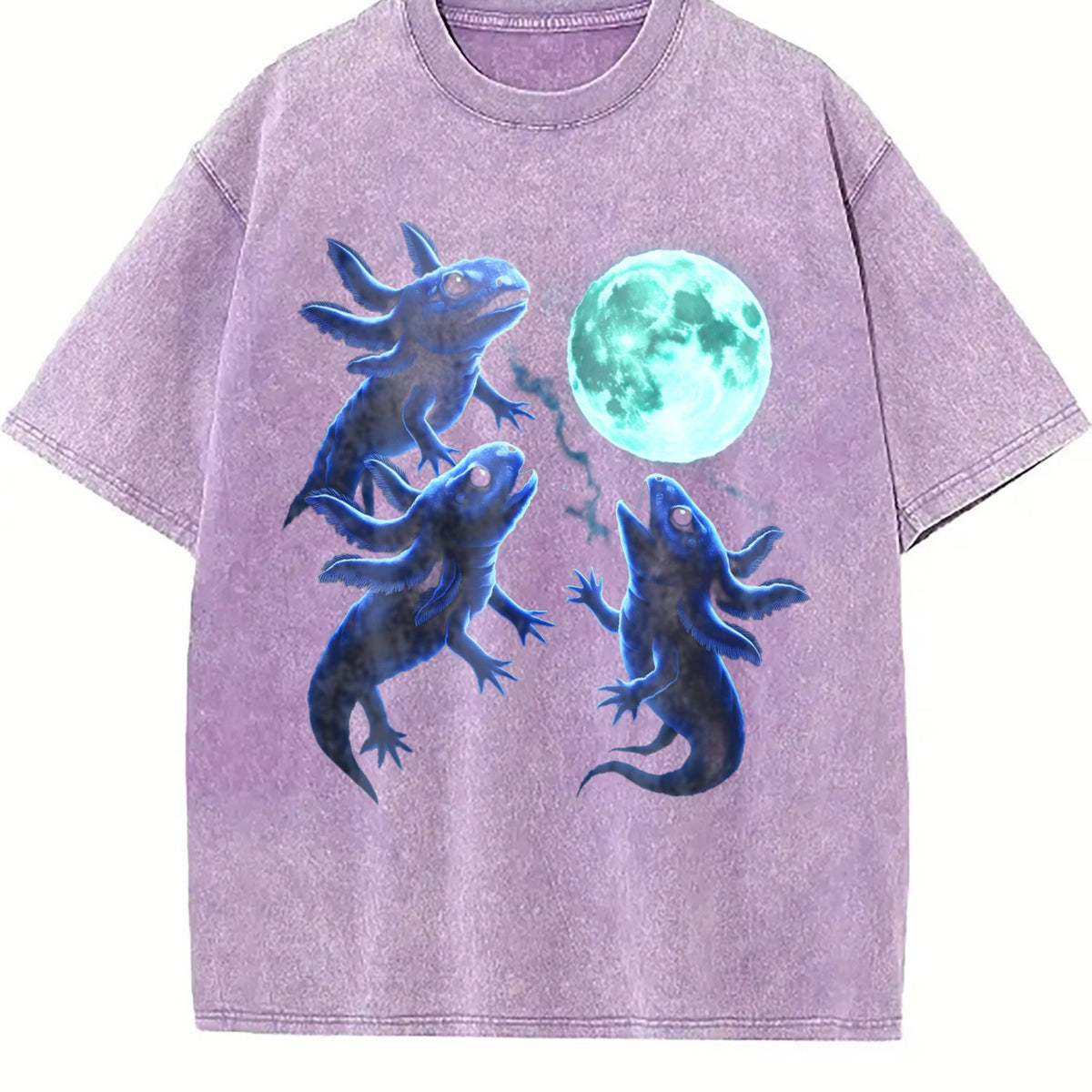 Axolotl Moon 90s Vintage Washed T-Shirt product image 6