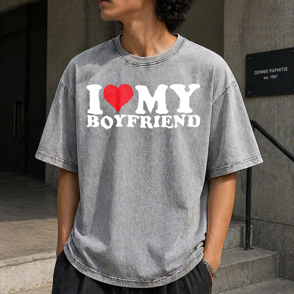 I Love My Heart Vintage Washed T-Shirt product image 5