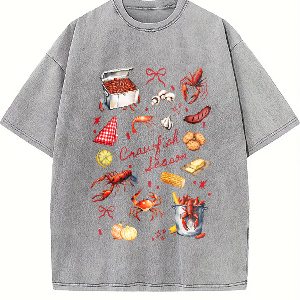 Crawfish Vintage Washed T-Shirt product image 4