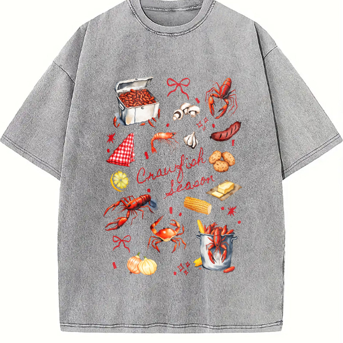 Crawfish Vintage Washed T-Shirt product image 4