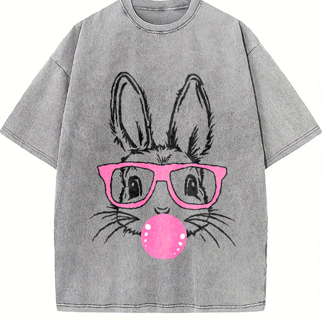 Rabbit with Pink Glasses and Bubblegum Vintage Washed product image 5